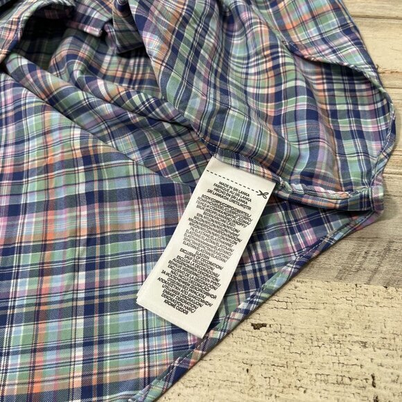 Polo Ralph Lauren Performance Plaid Long Sleeve Button Shirt Mens Size Small - Picture 4 of 7
